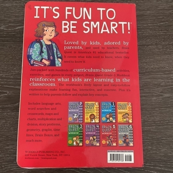 Brain Quest 5th Grade Workbook - Picture 3 of 3
